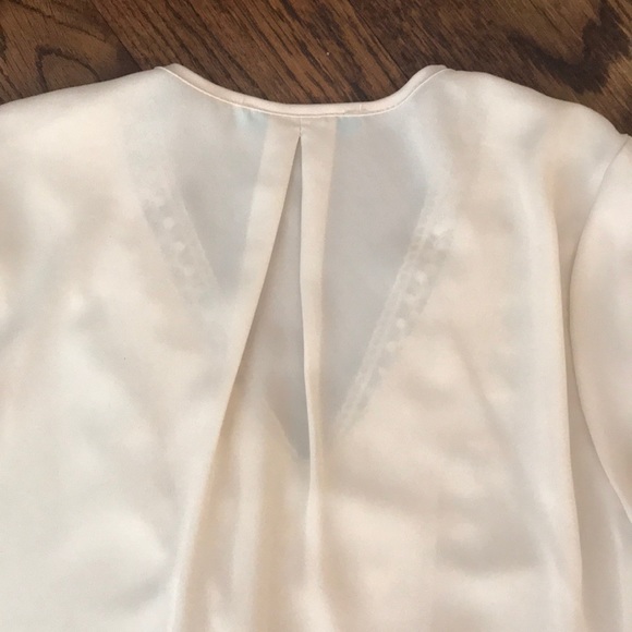 Francesca‘s off-white/cream long sleeve blouse -S - Picture 7 of 9